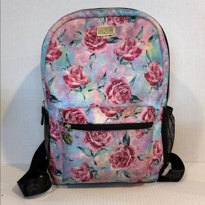 *Betsey Johnson Multicolor Floral Backpack